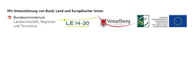 Die Logo-Leiste für das Leader-Programm 2014-2020 von Bund, Land und Europäischer Union. | © Leader